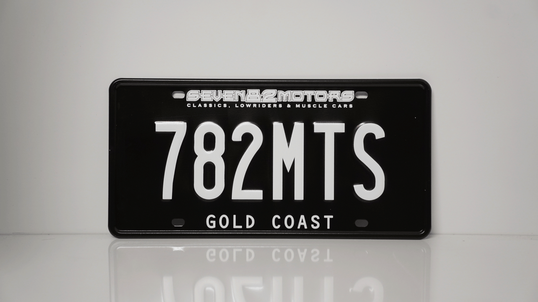 American Souvenir 782MTS Number Plate