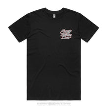Load image into Gallery viewer, 007. ELEPHANT PRINT BLACK TEE
