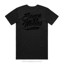 Load image into Gallery viewer, 008. AS T-SHIRT HOTROD BLACK ON BLACK
